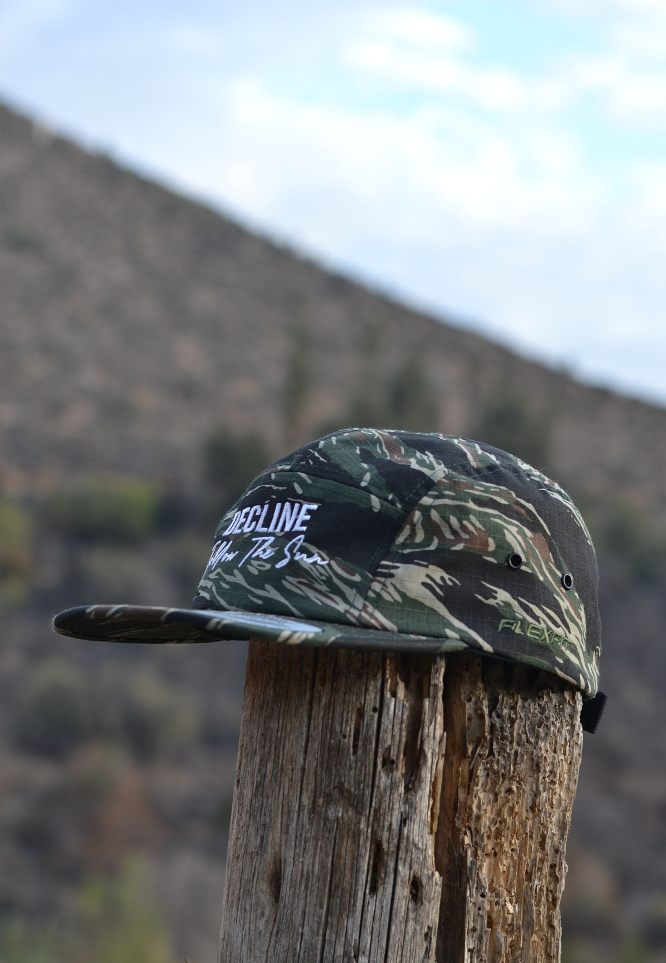 YP CLASSICS® JOCKEY CAP TIGER CAMO FOLLOW THE SUN