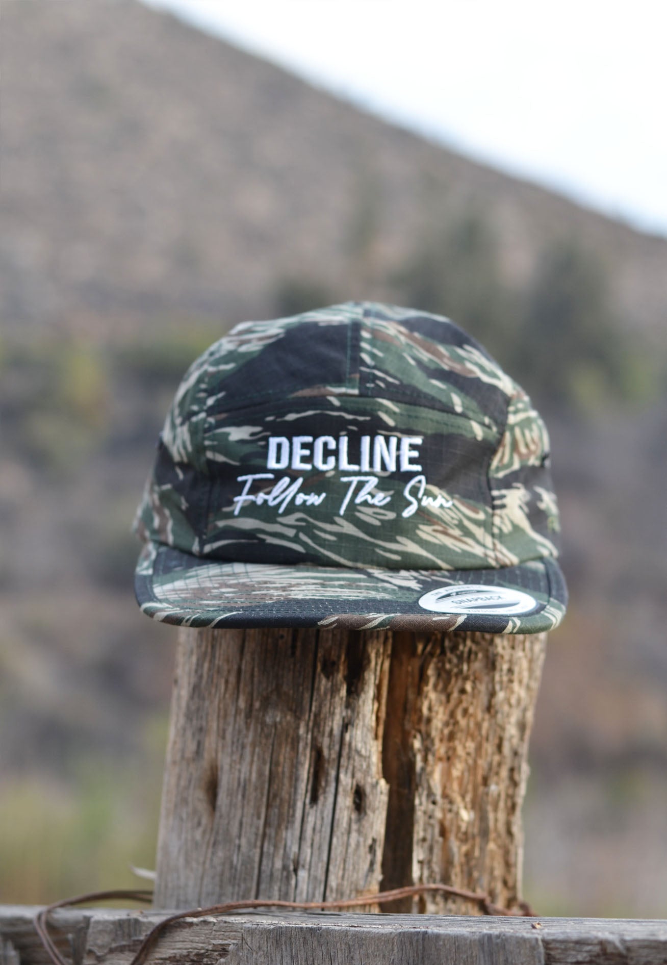 YP CLASSICS® JOCKEY CAP TIGER CAMO FOLLOW THE SUN