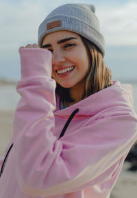 BEANIE GRIS CLARO