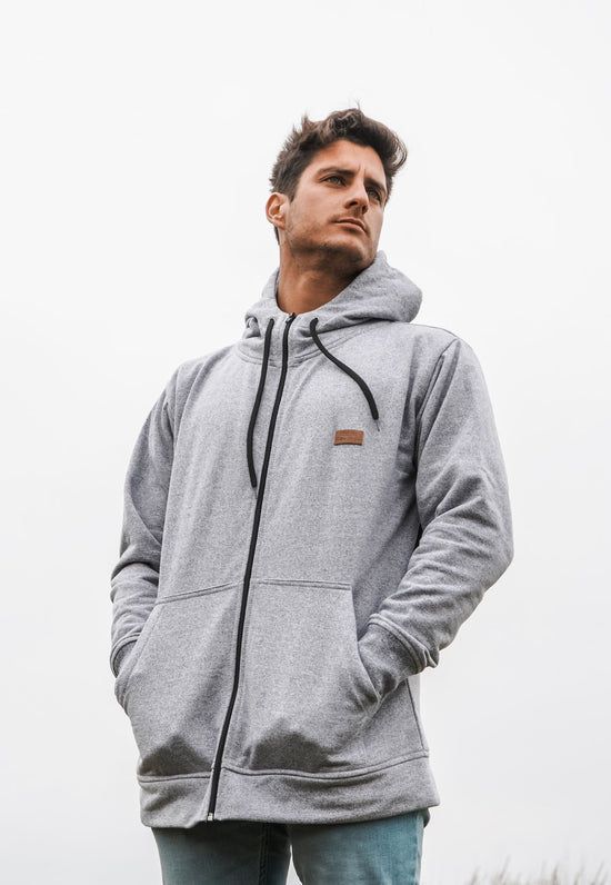 POLERON GREY ZIP