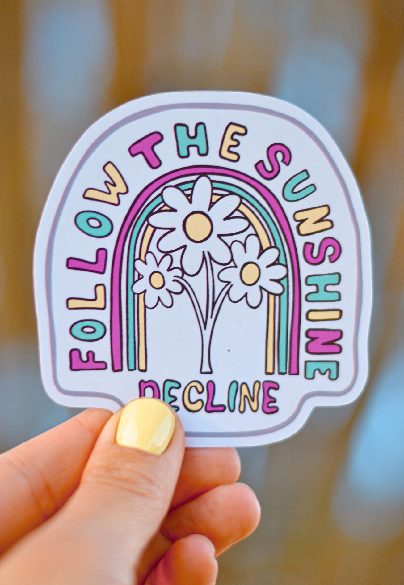 FOLLOW THE SUN STICKERS